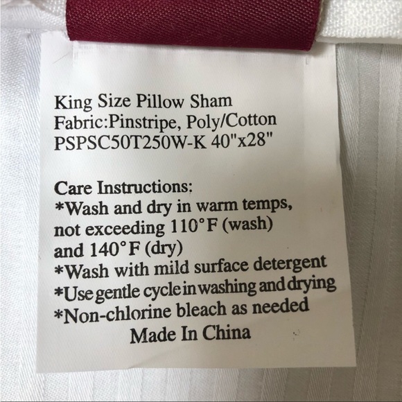 New set of 2 King size Pillow Shams. - Picture 5 of 7